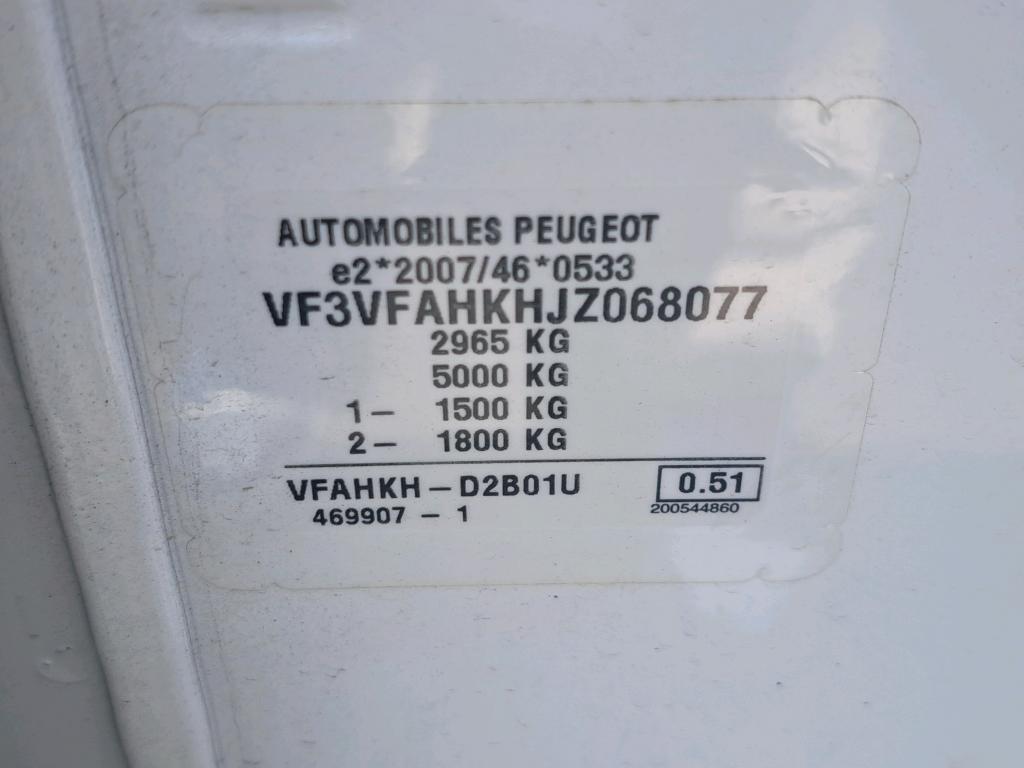 Peugeot EXPERT CA LONG 2.0 BLUEHDI 120 S&S BVM6 FIXE PREMIUM 2018