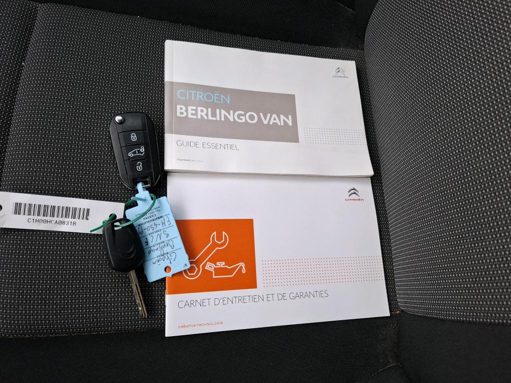 Citroen BERLINGO VAN M 650 BLUEHDI 100 S&S CLUB 2019