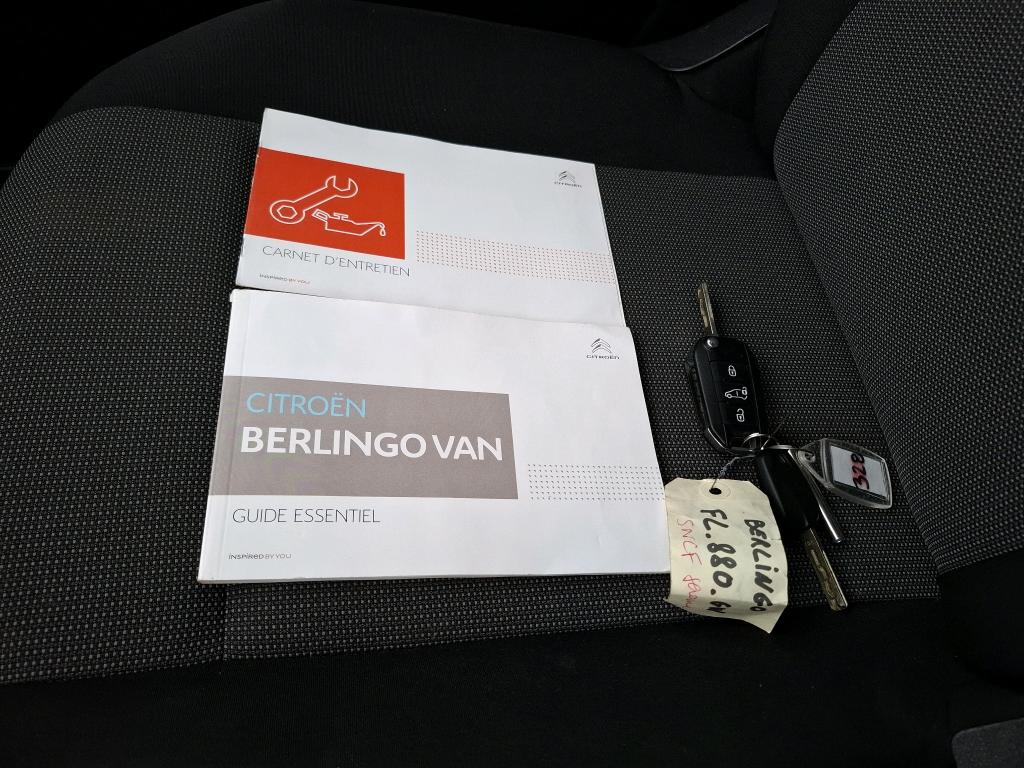 Citroen BERLINGO VAN M 650 BLUEHDI 100 S&S CLUB 2019