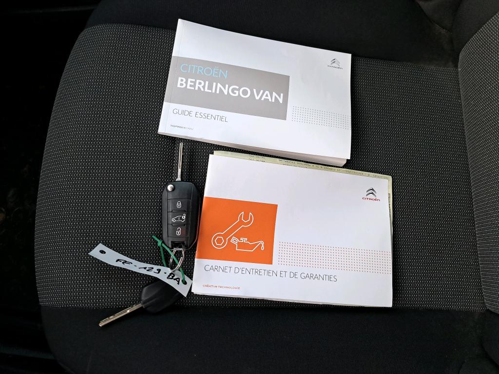 Citroen BERLINGO VAN M 650 BLUEHDI 100 S&S CLUB 2019