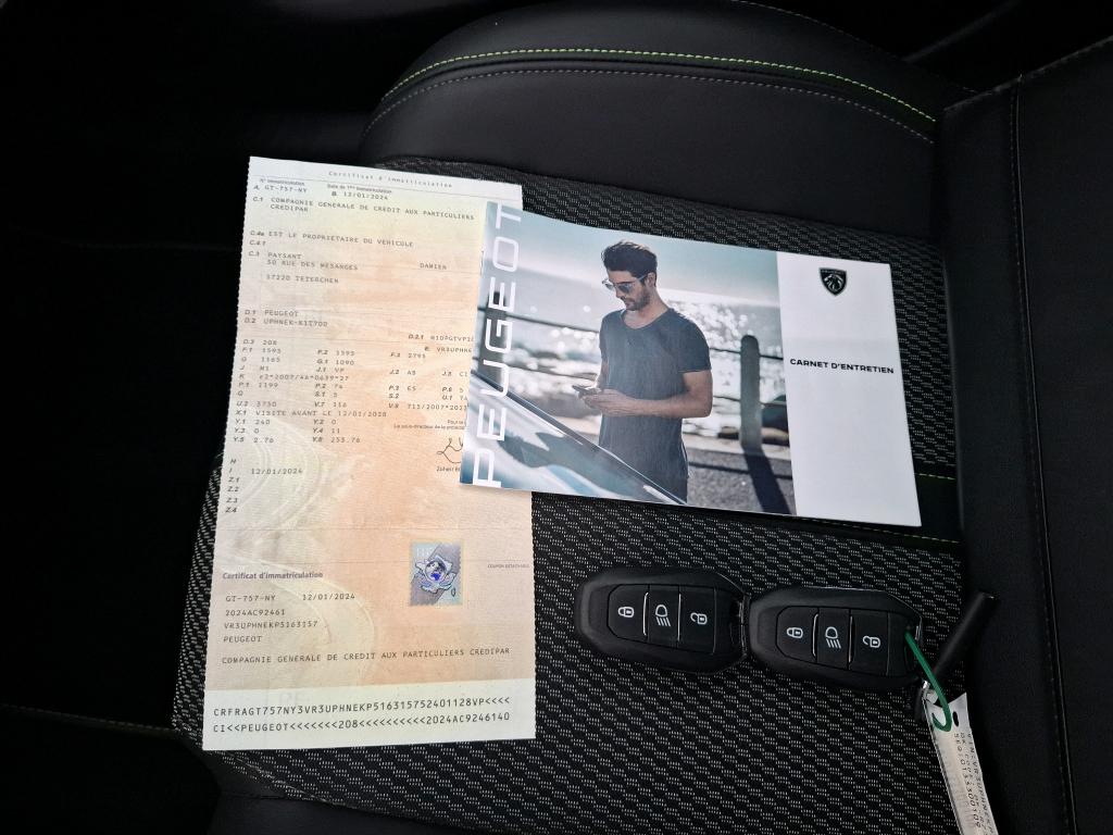 Peugeot 208 PureTech 100 S&S BVM6 GT 2024