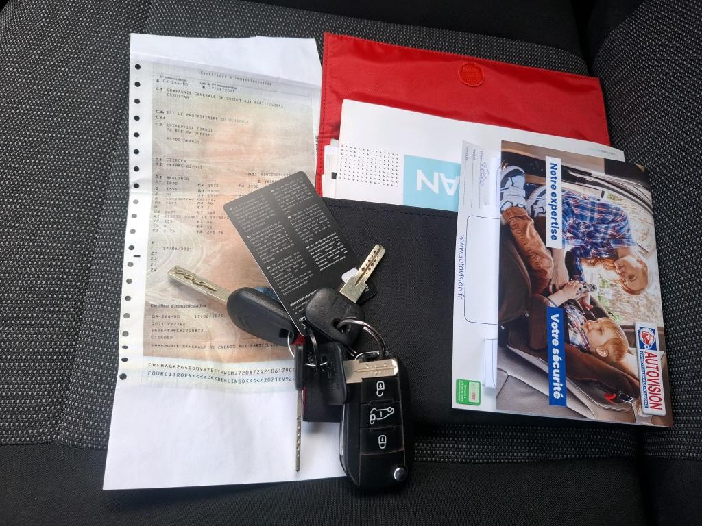 Citroen BERLINGO VAN M 650 BLUEHDI 75 S&S BVM5 CONTROL 2021