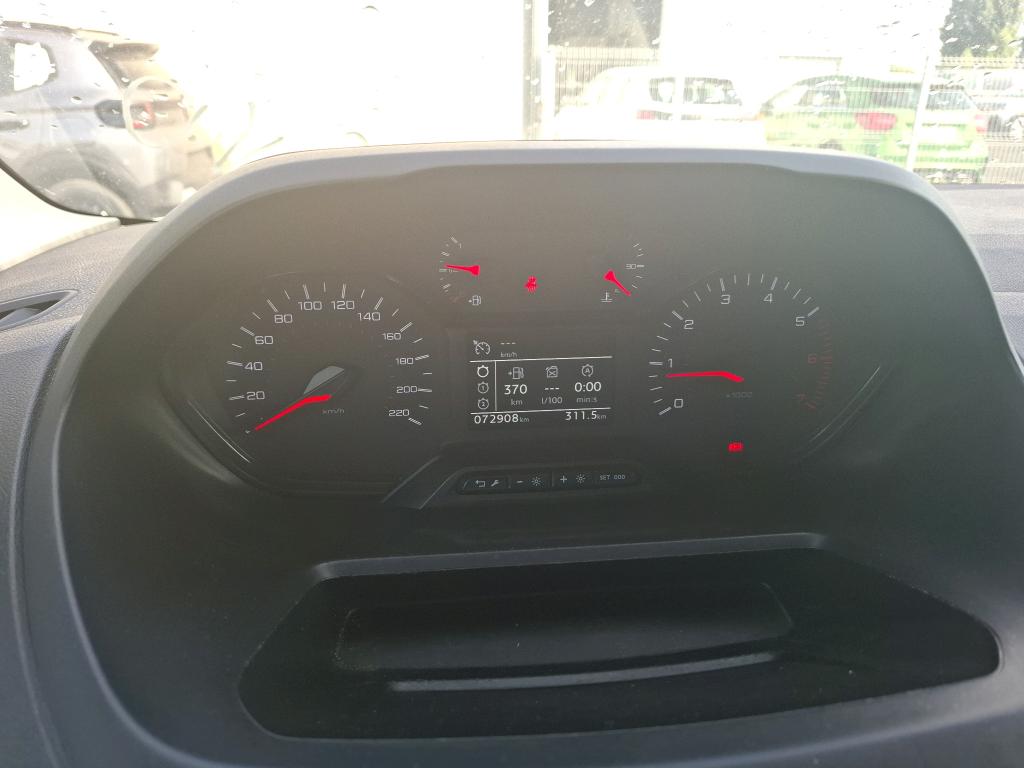 Peugeot PARTNER FOURGON STANDARD 650 KG BLUEHDI 100 S&S BVM5 ASPHALT 2020