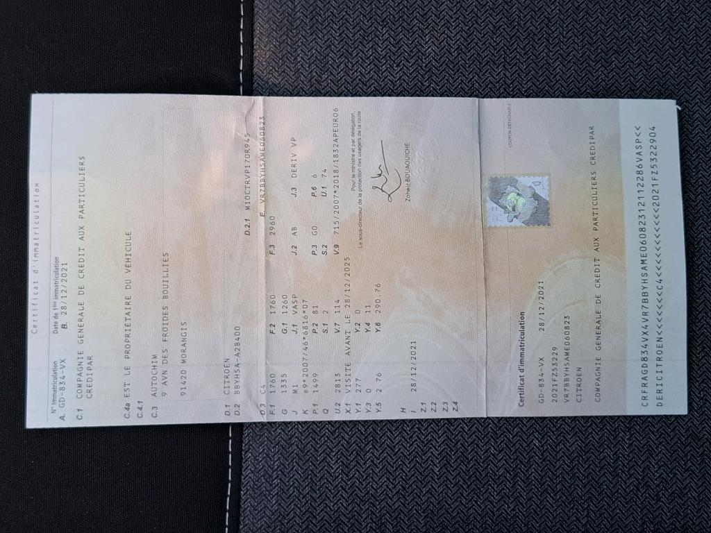 Citroen C4 SOCIETE BLUEHDI 110 S&S BVM6 FEEL NAV BUSINESS R 2021