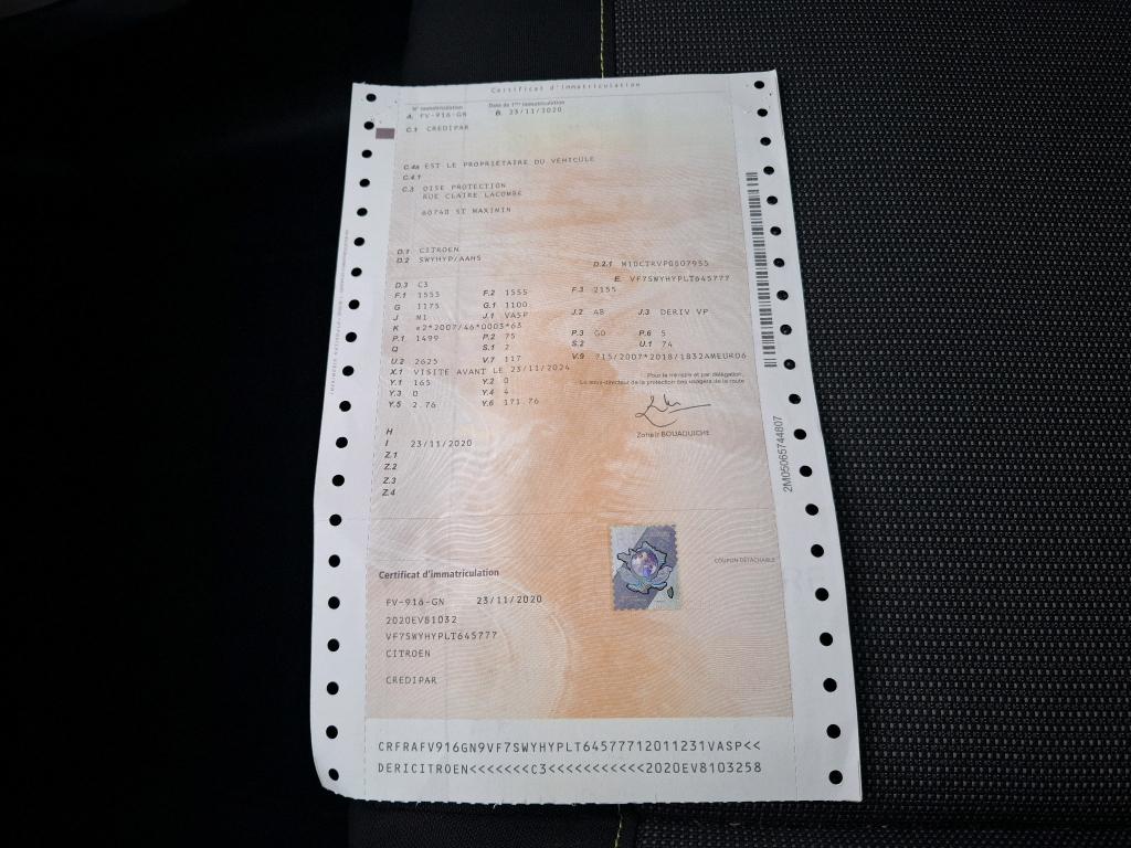 Citroen C3 SOCIETE BLUEHDI 100 S&S BVM FEEL NAV 2020