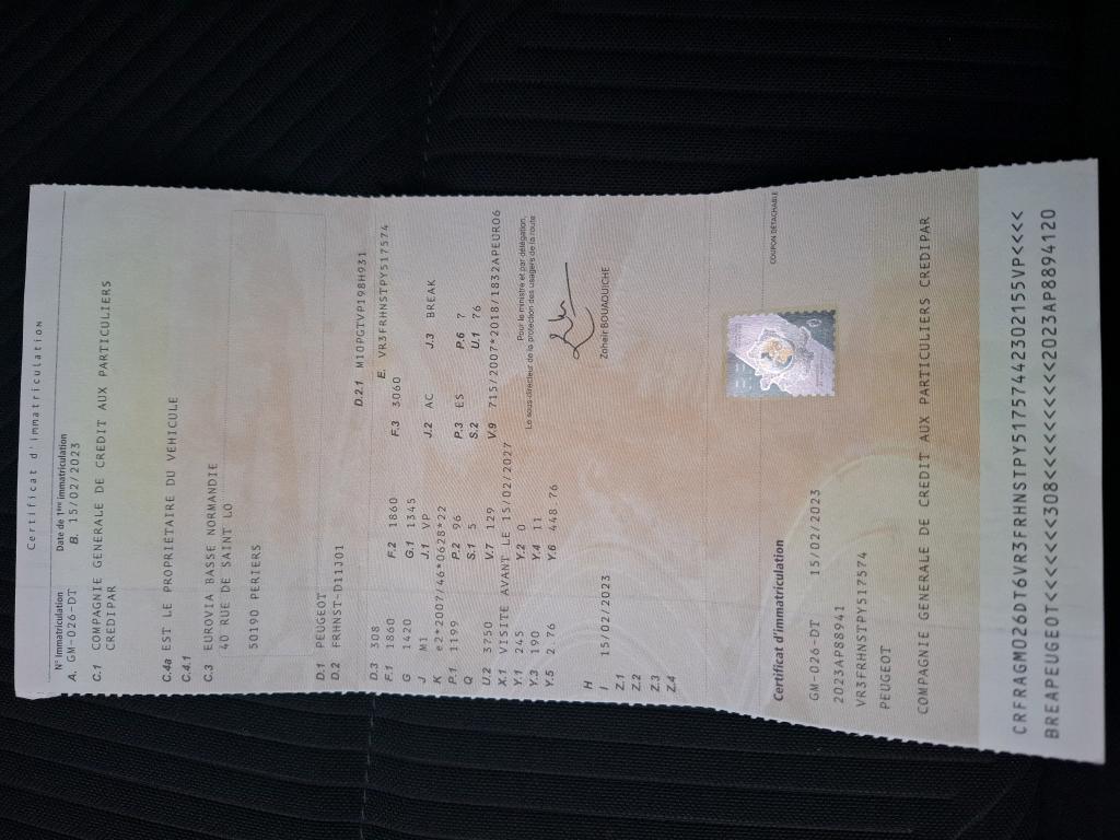 Peugeot 308 SW PureTech 130ch S&S EAT8 Active Pack 2023