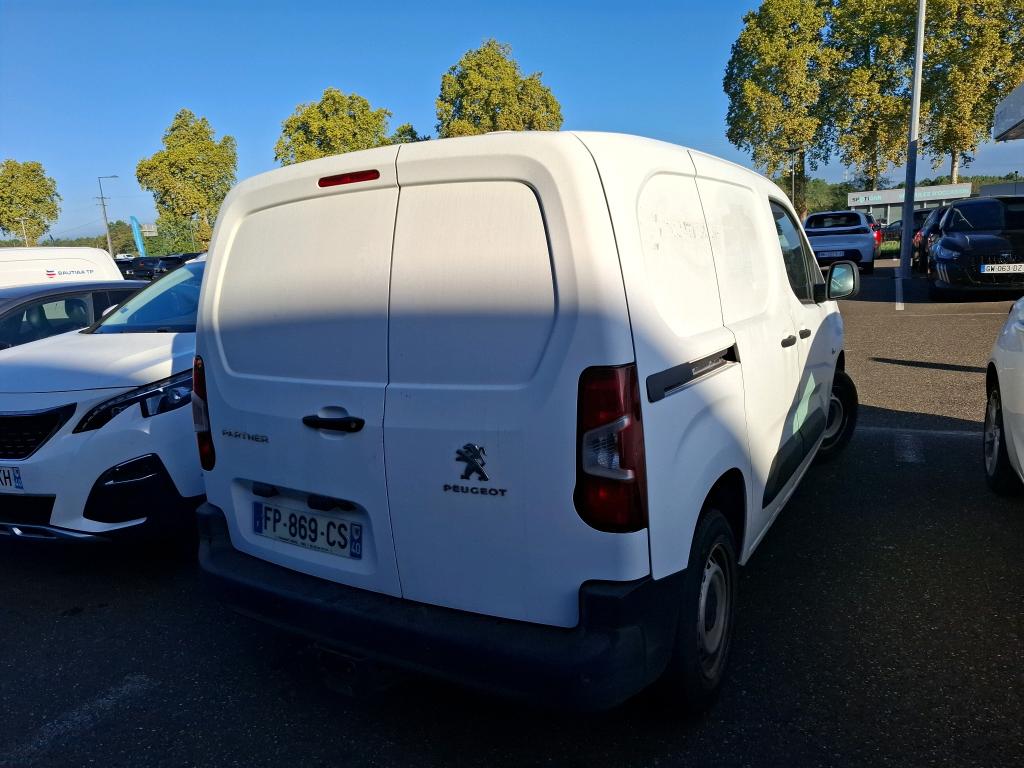 Peugeot PARTNER FOURGON STANDARD 650 KG BLUEHDI 100 S&S BVM5 PREMIUM 2020
