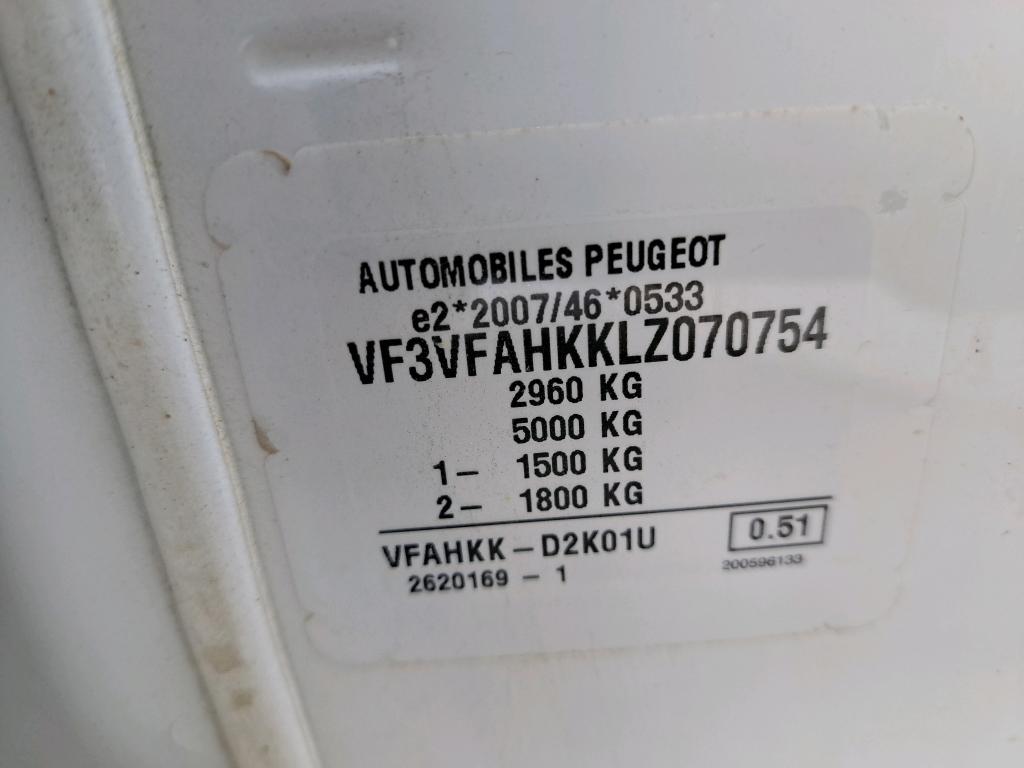 Peugeot EXPERT CA LONG 2.0 BLUEHDI 120 S&S BVM6 FIXE PREMIUM 2020