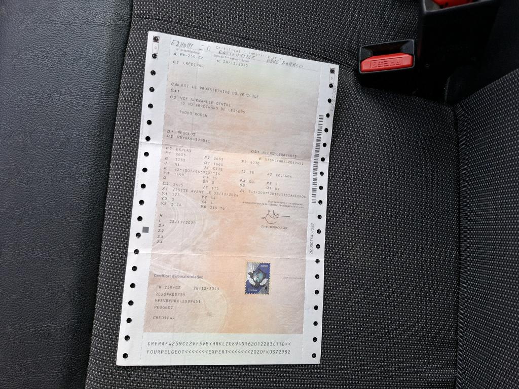 Peugeot EXPERT FGN TOLE STANDARD BLUEHDI 100 S&S BVM6 PREMIUM 2020