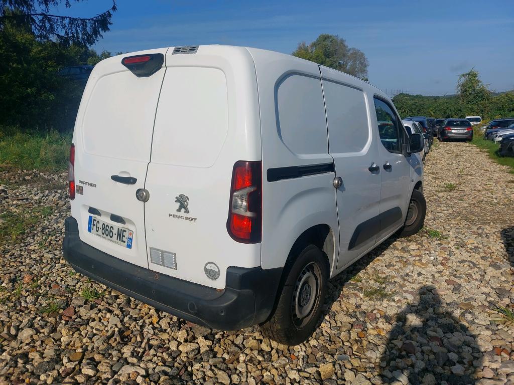 Peugeot PARTNER FOURGON STANDARD 650 KG BLUEHDI 100 S&S BVM5 ASPHALT 2019