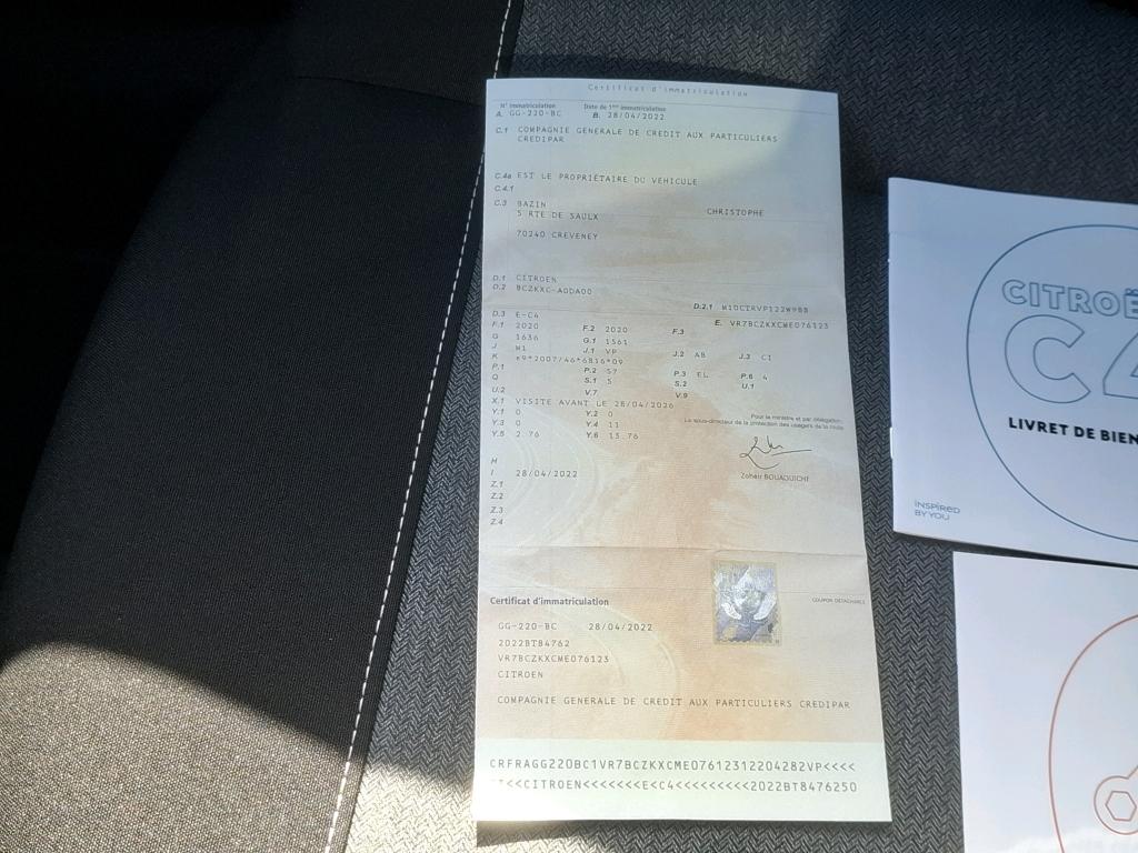Citroen e-C4 136 ch Automatique Feel 2022
