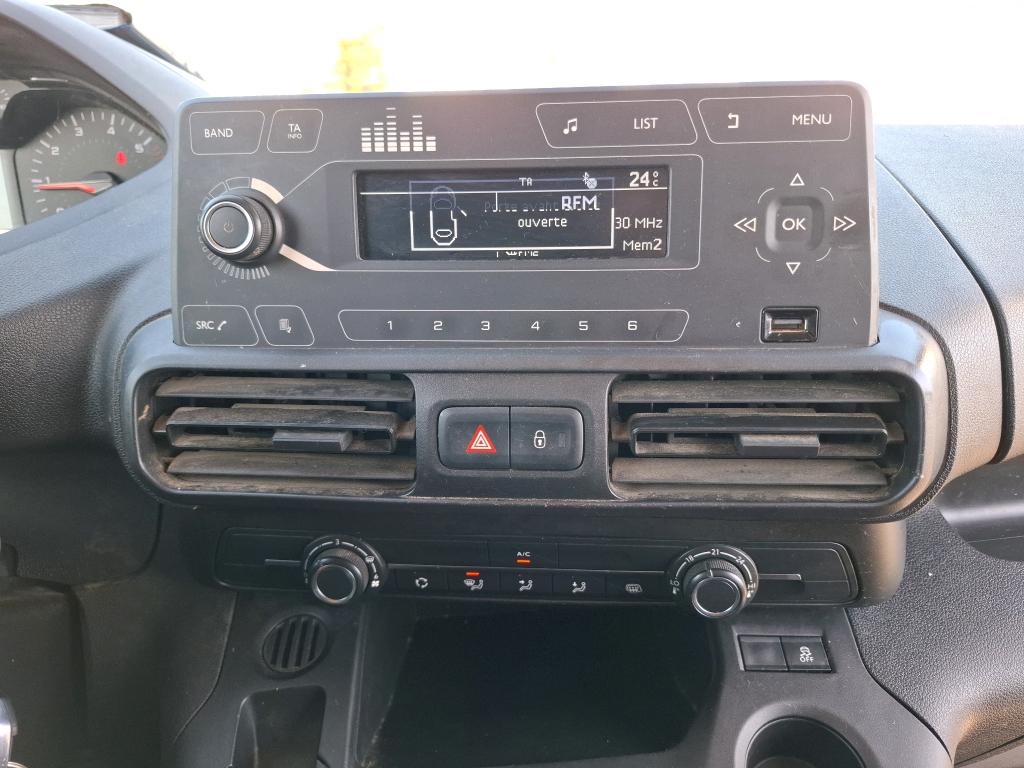 Peugeot PARTNER FOURGON STANDARD 650 KG BLUEHDI 100 S&S BVM5 PREMIUM 2020