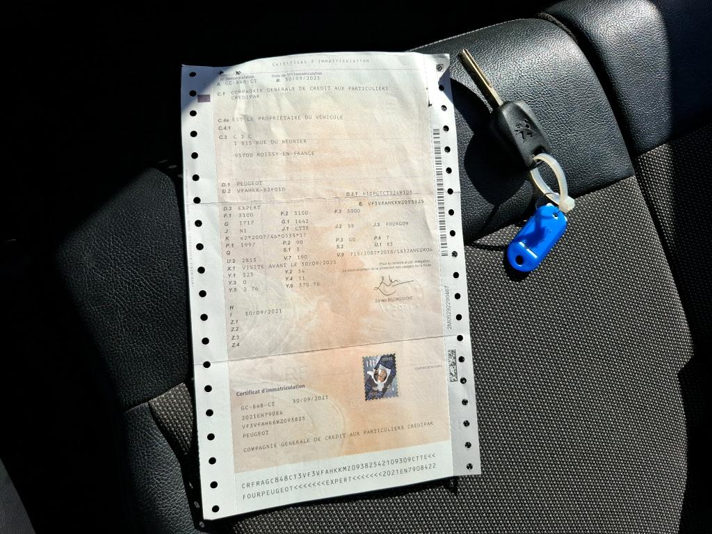 Peugeot EXPERT FGN TOLE STANDARD BLUEHDI 120 S&S BVM6 GRIP 2021