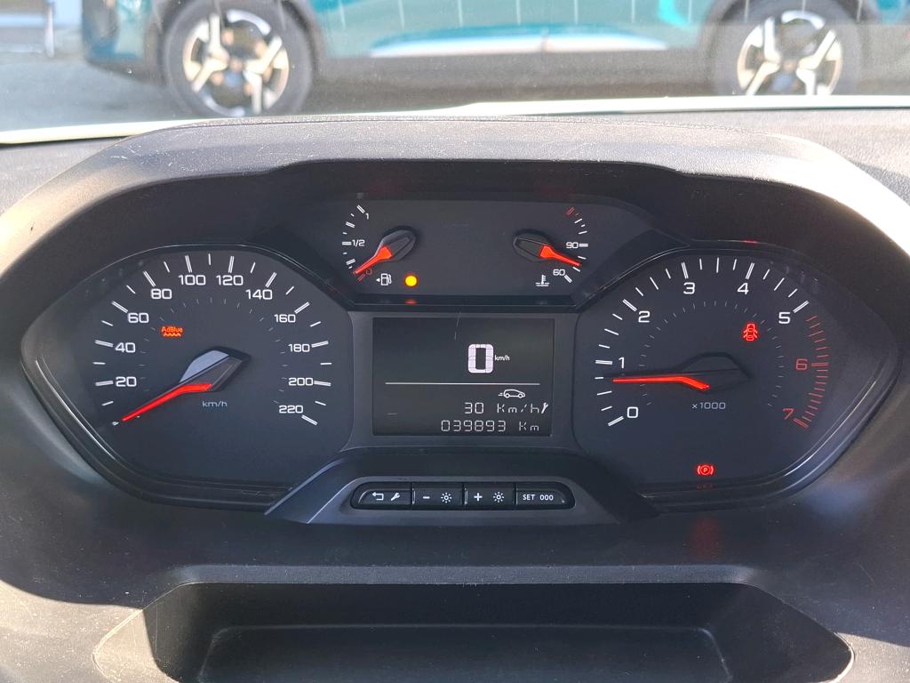 Peugeot PARTNER FOURGON STANDARD 650 KG BLUEHDI 75 BVM5 PREMIUM 2020