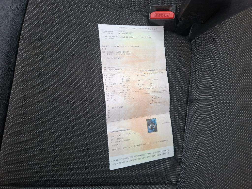 Peugeot EXPERT FGN TOLE STANDARD BLUEHDI 100 S&S BVM6 PREMIUM 2021