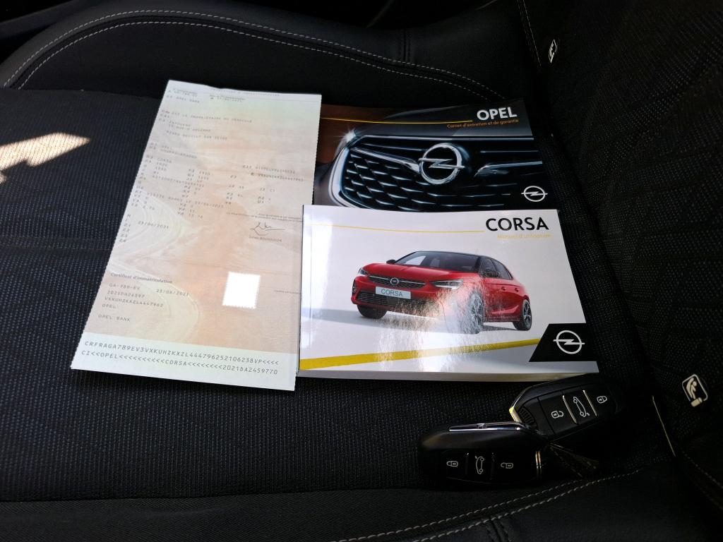 Opel Corsa Electrique 136 ch & Batterie 50 kw/h Elegance 2021