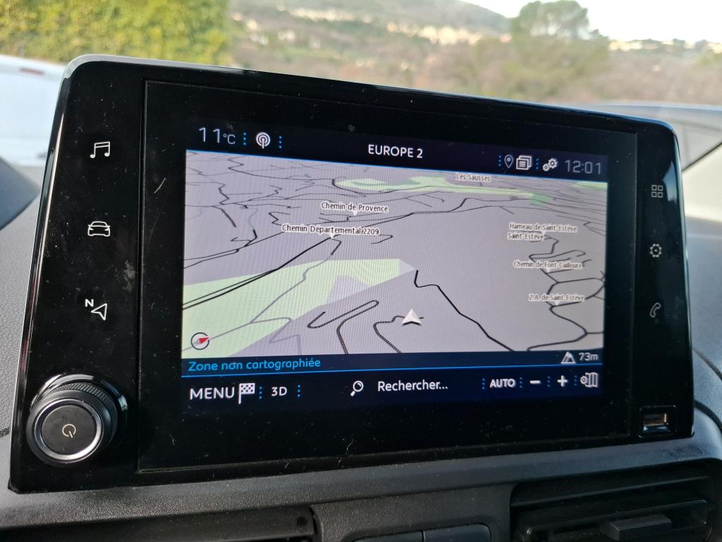 Peugeot PARTNER FOURGON STANDARD 650 KG BLUEHDI 130 S&S EAT8 ASPHALT 2021