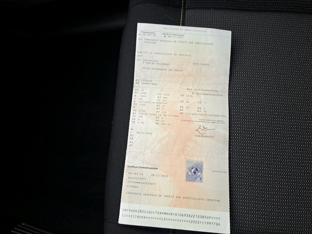 Citroen C3 PureTech 83 ch BVM5 You 2022