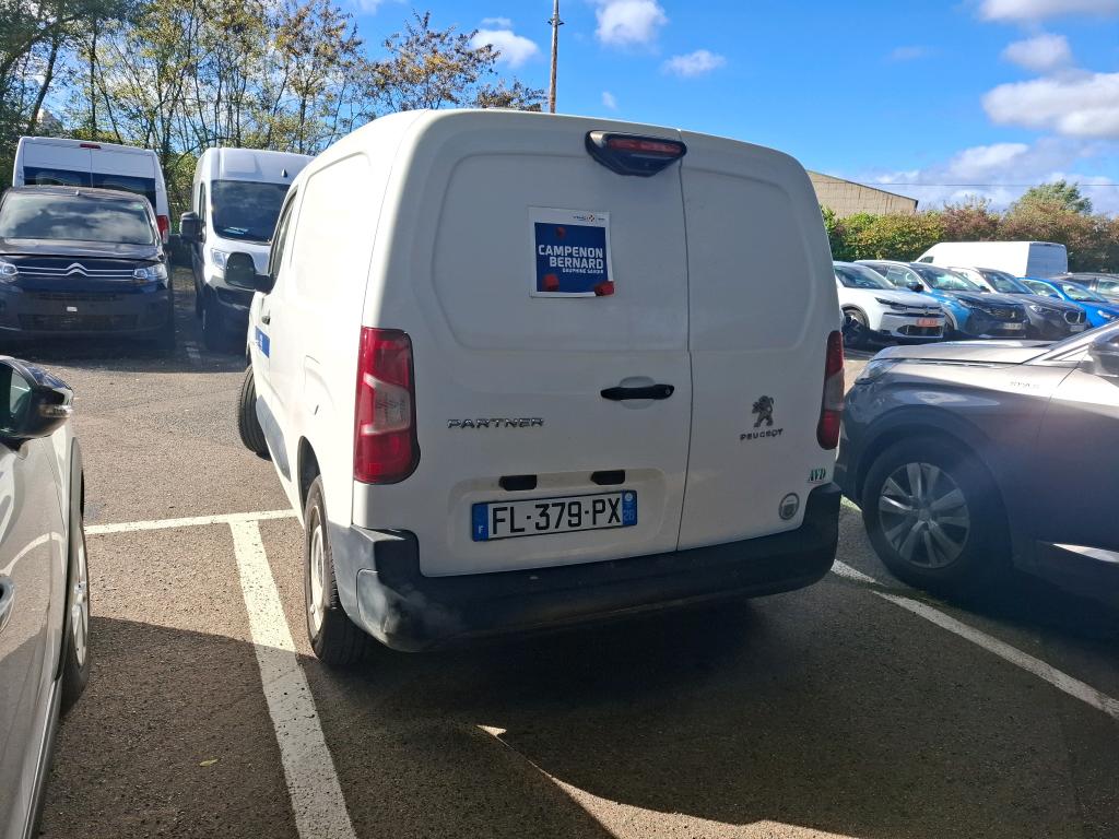Peugeot PARTNER FOURGON STANDARD 650 KG BLUEHDI 100 S&S BVM5 ASPHALT 2019