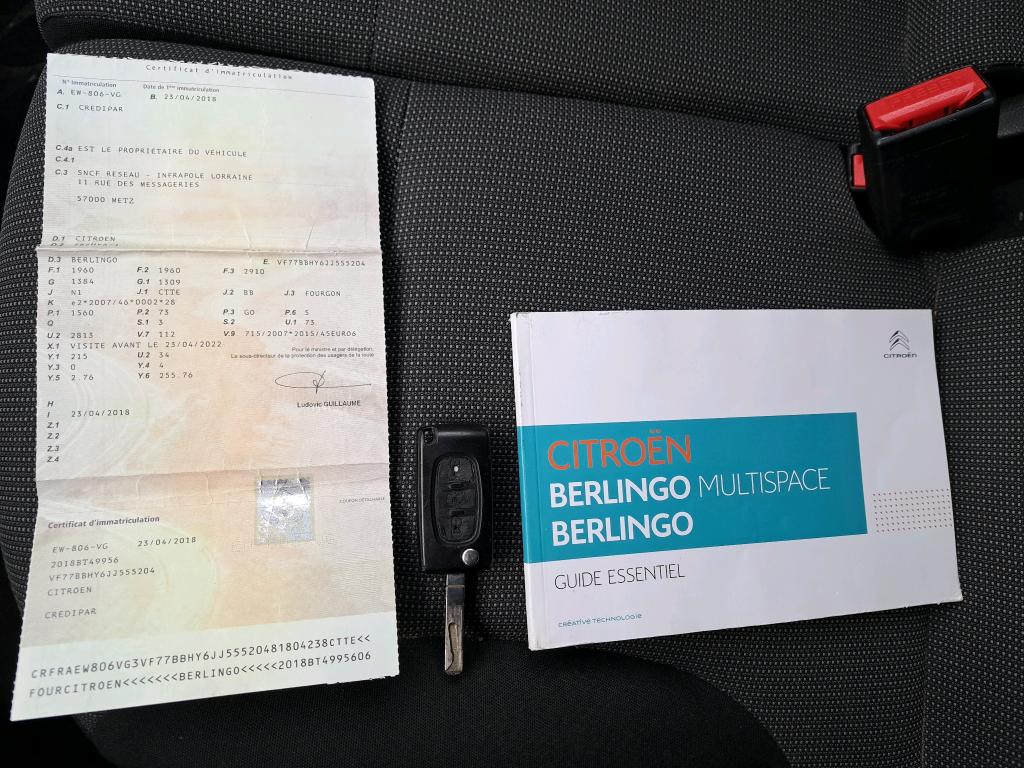 Citroen BERLINGO M BLUEHDI 100 CLUB 2018