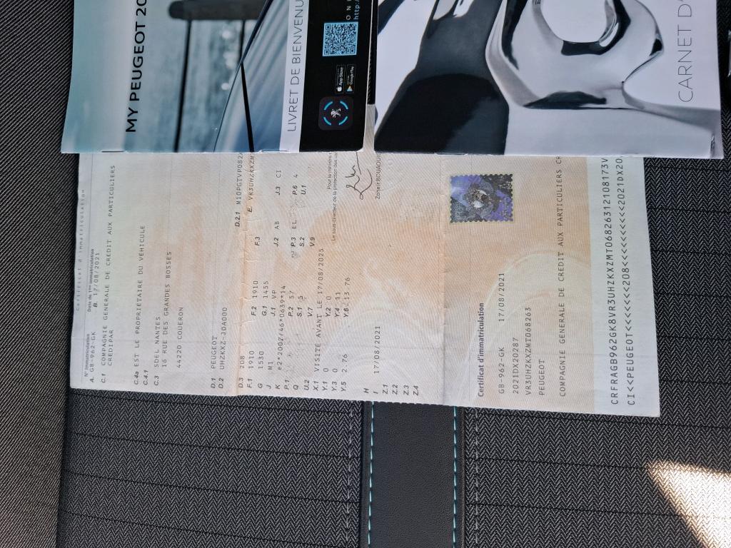 Peugeot 208 Electrique 50 kWh 136ch Allure Business 2021