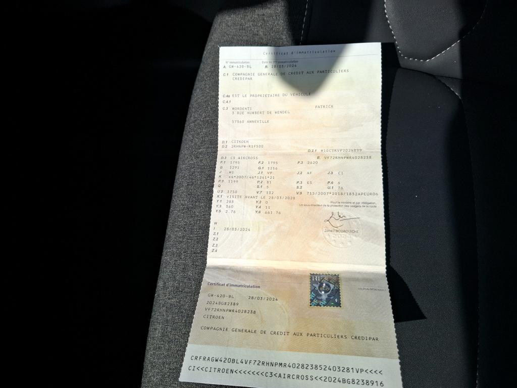 Citroen C3 Aircross PureTech 110 S&S BVM6 Plus 2024