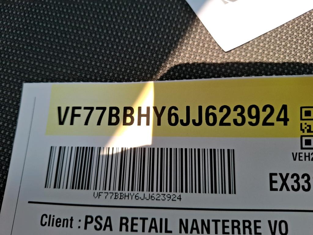 Citroen BERLINGO M BLUEHDI 100 CLUB 2018