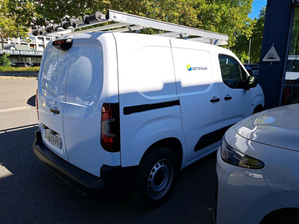 Peugeot PARTNER FOURGON STANDARD 650 KG BLUEHDI 100 S&S BVM5 ASPHALT 2021