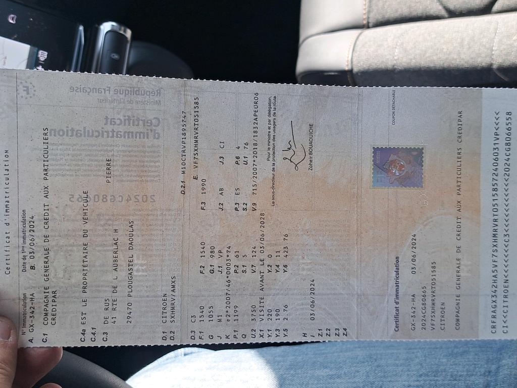 Citroen C3 PureTech 83 ch BVM5 Max 2024