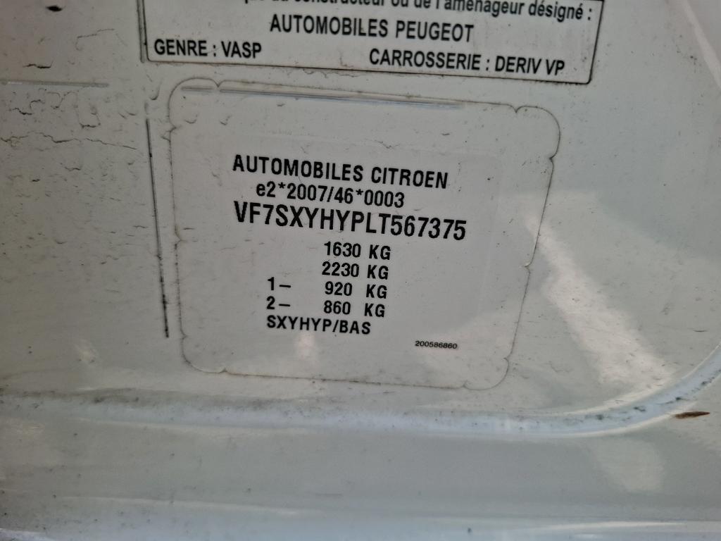 Citroen C3 SOCIETE BLUEHDI 100 S&S BVM FEEL BUSINESS R 2020