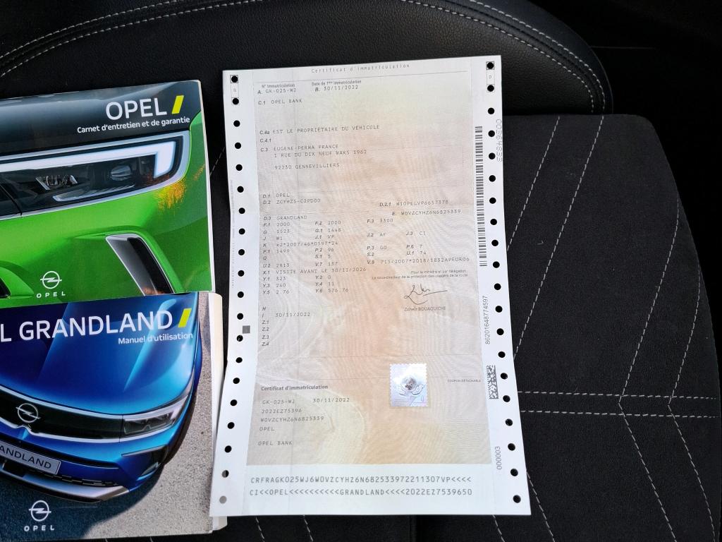 Opel Grandland 1.5 Diesel 130 ch BVA8 Ultimate 2022