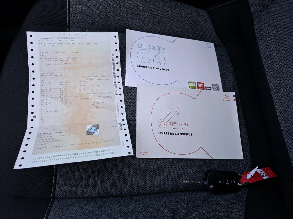 Citroen C4 SOCIETE BLUEHDI 130 S&S EAT8 FEEL NAV BUSINESS R 2022