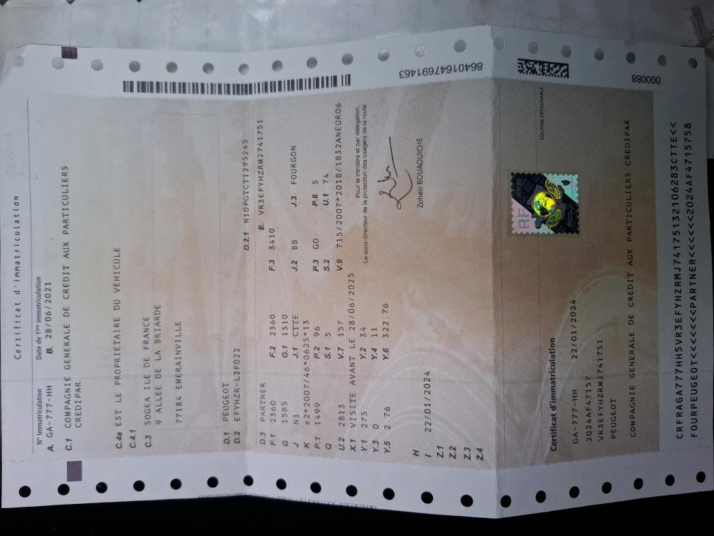 Peugeot PARTNER CA BLUEHDI 130 S&S EAT8  2021