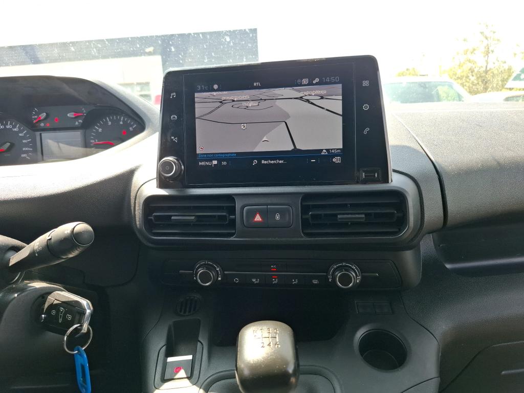 Peugeot PARTNER FOURGON STANDARD 650 KG BLUEHDI 100 S&S BVM6 ASPHALT 2022