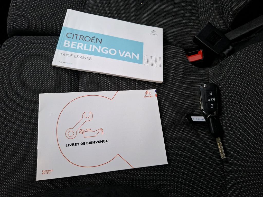 Citroen BERLINGO VAN M 650 BLUEHDI 100 S&S BVM5 CLUB 2020