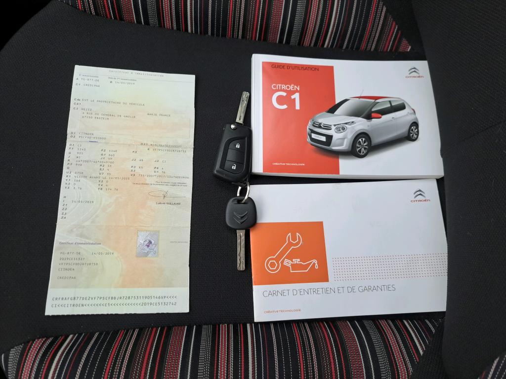Citroen C1 VTi 72 ETG Millenium 2019