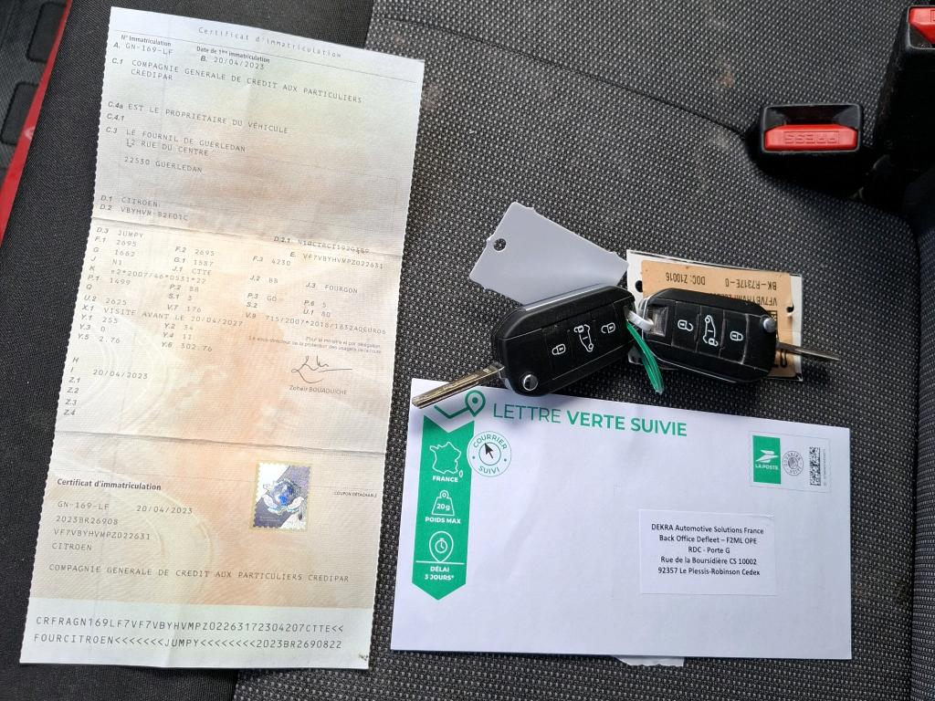 Citroen JUMPY FGN M BLUEHDI 120 S&S BVM6  2023