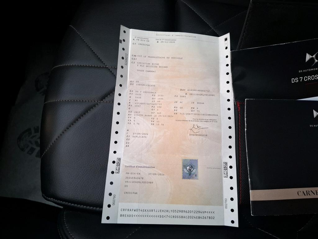 DS DS7 Crossback BlueHDi 180 EAT8 Grand Chic 2020