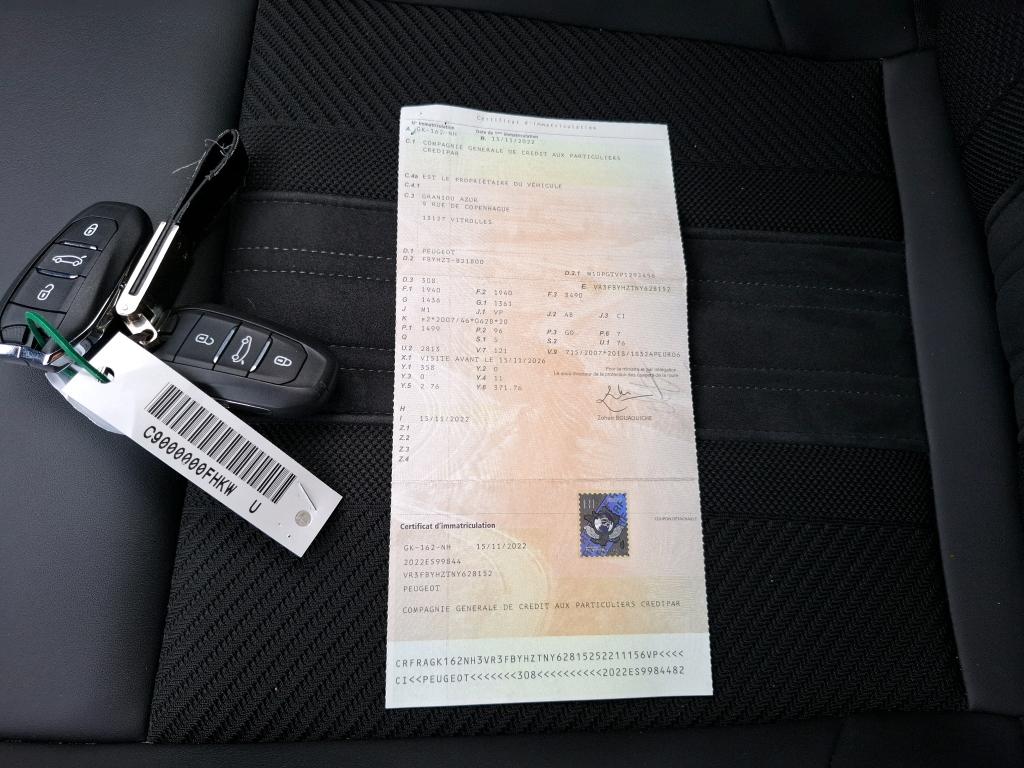 Peugeot 308 BlueHDi 130ch S&S EAT8 GT Pack 2022