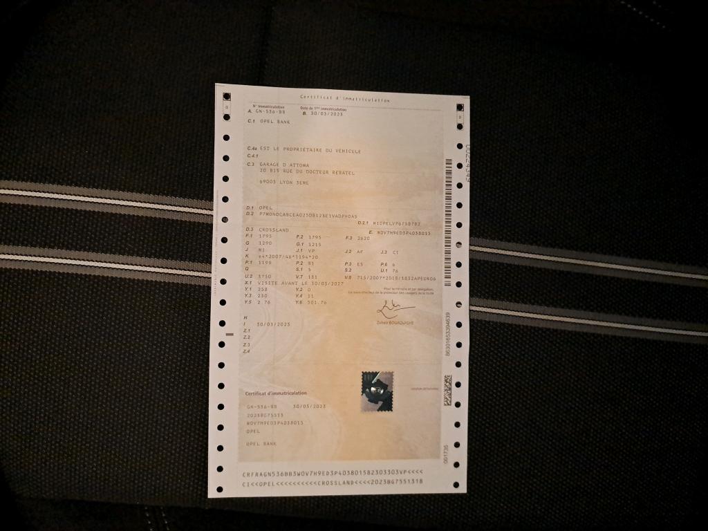 Opel Crossland 1.2 Turbo 110 ch BVM6 Elegance 2023