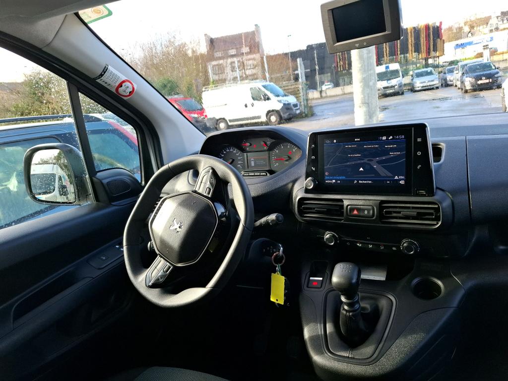 Peugeot PARTNER FOURGON STANDARD 650 KG BLUEHDI 100 S&S BVM6 ASPHALT 2022