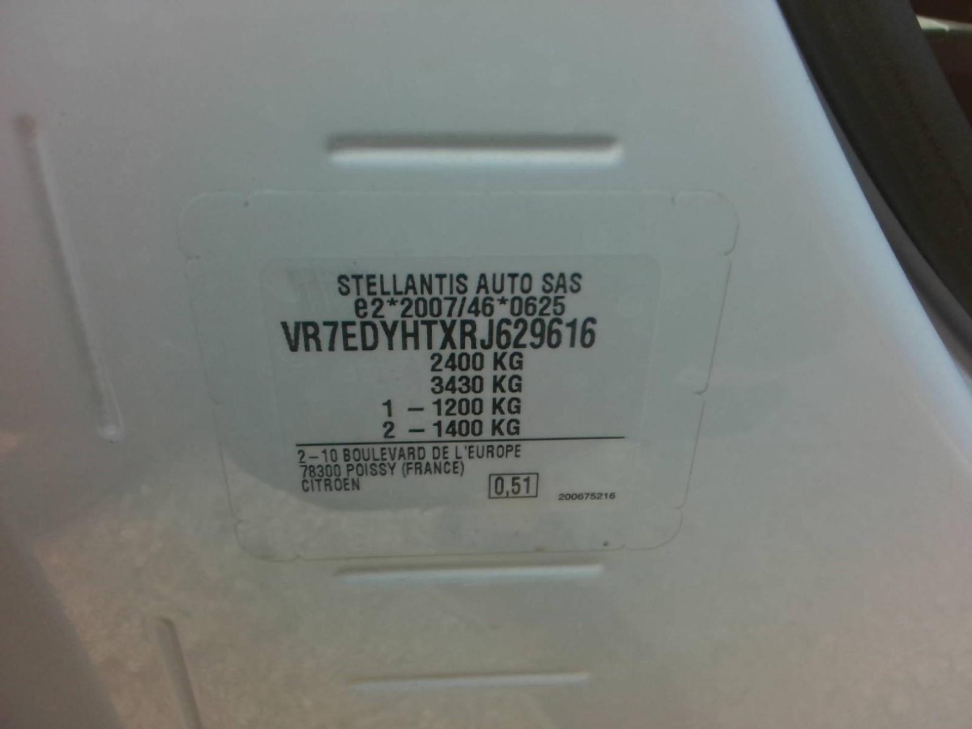 Citroen BERLINGO VAN TAILLE XL 950KG BLUEHDI 100 S&S BVM6 2024