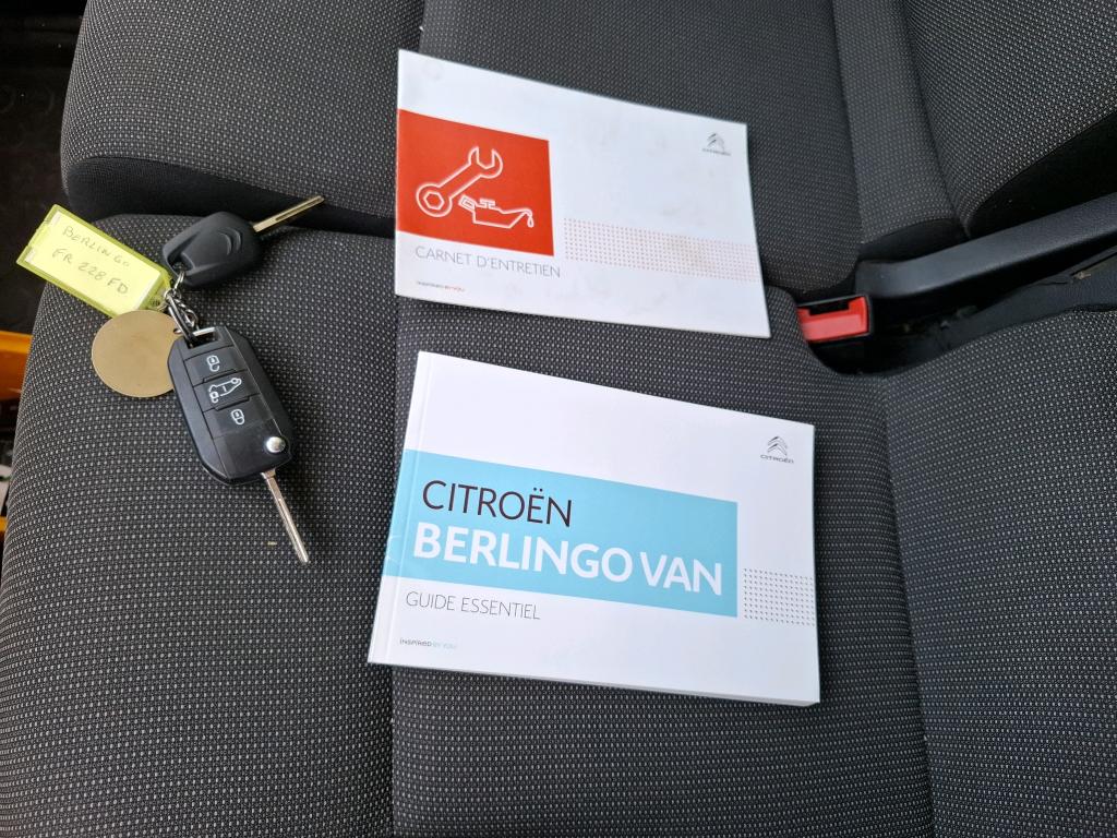 Citroen BERLINGO VAN M 650 BLUEHDI 100 S&S BVM5 CLUB 2020