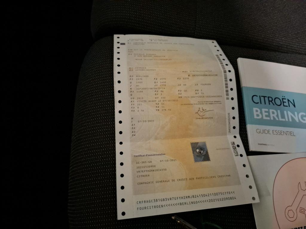 Citroen BERLINGO VAN XL 950 BLUEHDI 130 S&S EAT8 DRIVER 2021