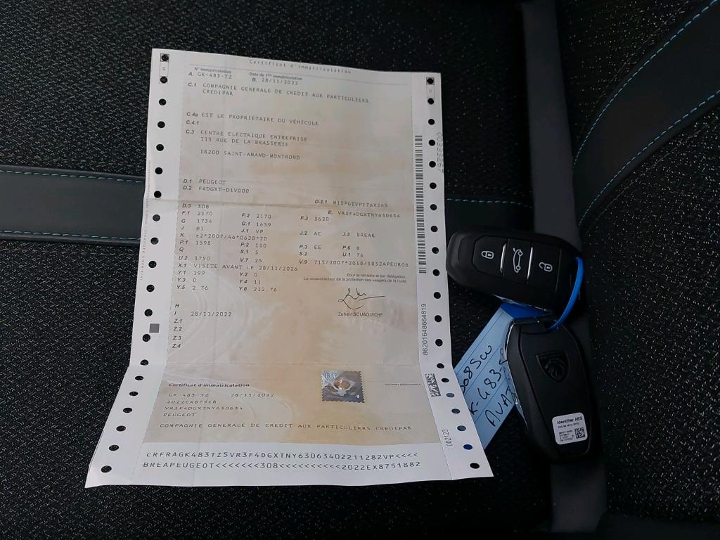 Peugeot 308 SW PHEV 180 e-EAT8 Allure Pack 2022