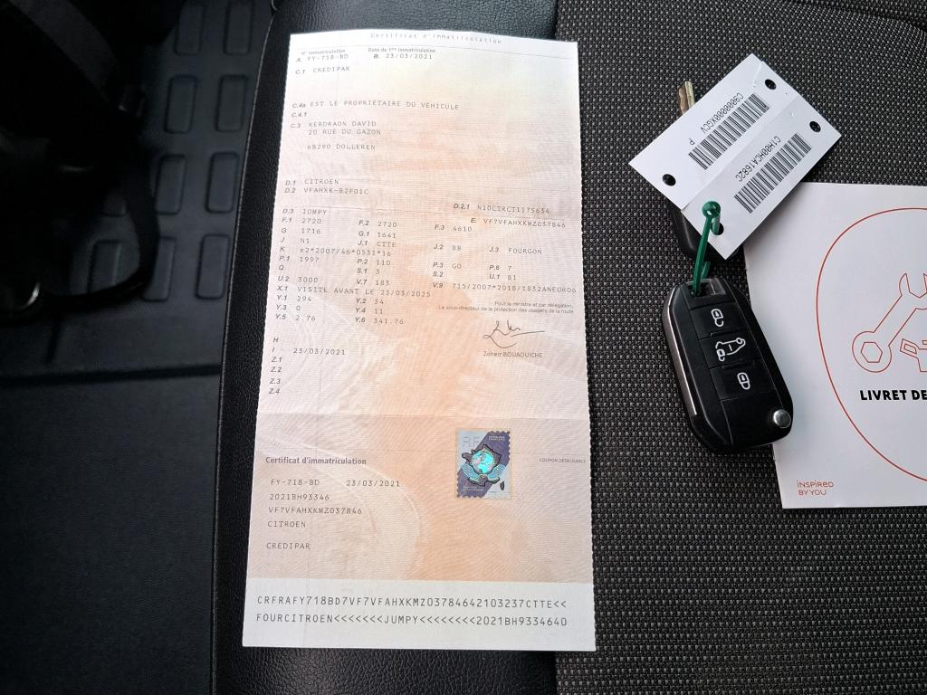 Citroen JUMPY FGN M BLUEHDI 150 S&S BVM6 DRIVER 2021