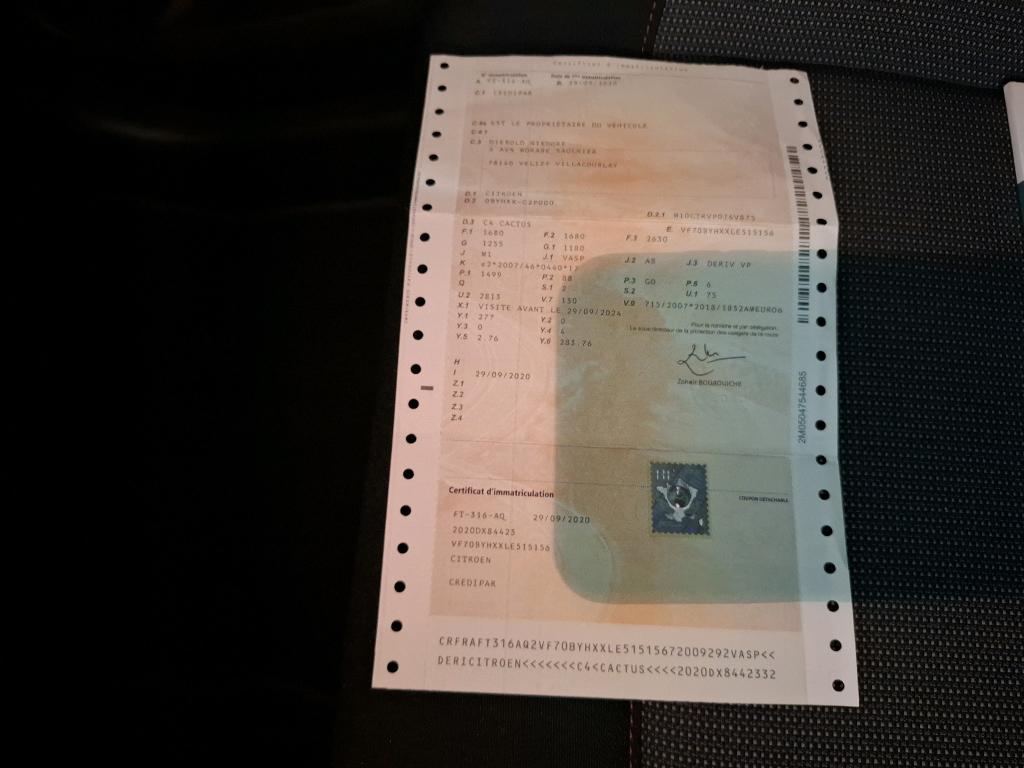 Citroen C4 CACTUS SOCIETE BLUEHDI 120 S&S EAT6 FEEL NAV 2020