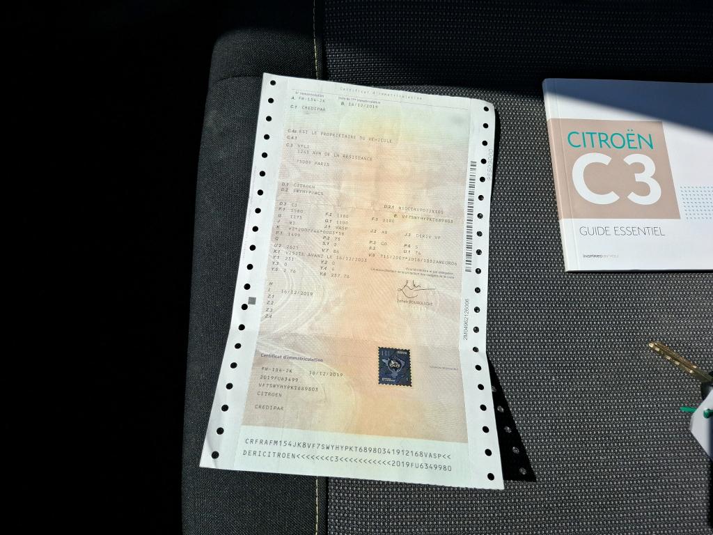 Citroen C3 SOCIETE BLUEHDI 100 S&S BVM FEEL NAV 2019