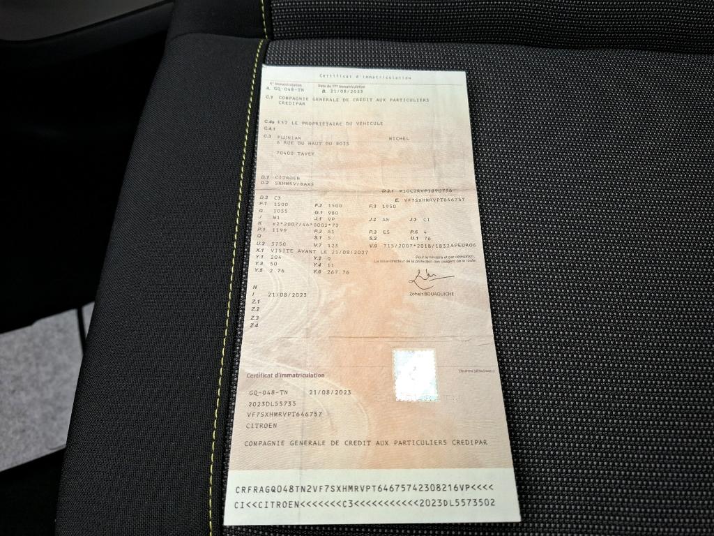 Citroen C3 PureTech 83 ch BVM5 You 2023