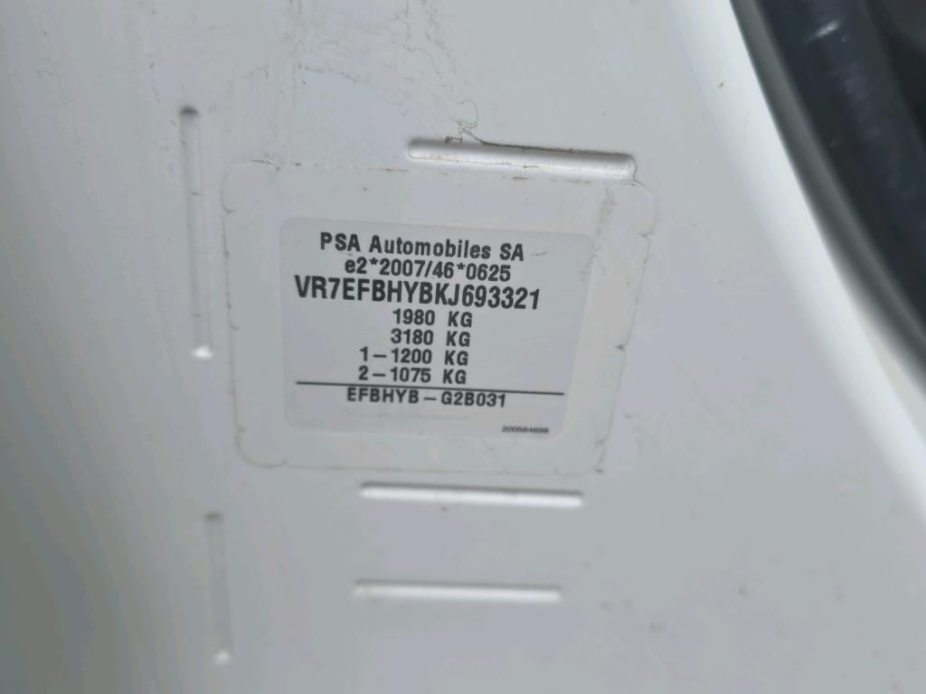 Citroen BERLINGO VAN M 650 BLUEHDI 100 S&S CLUB 2019